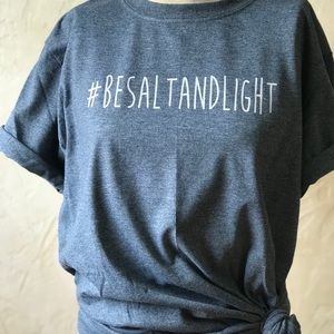 Men or women’s Christian T gray or black